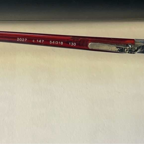 CHANEL Glasses Eyeglass Frames Coco Mark Rimless 2027 c 147 54 18 130 w/ Case - Picture 4 of 16